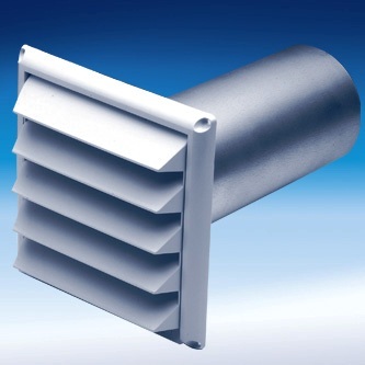 Fantech COM 4P - Supply / Exhaust Outdoor Weather Hood - 4"